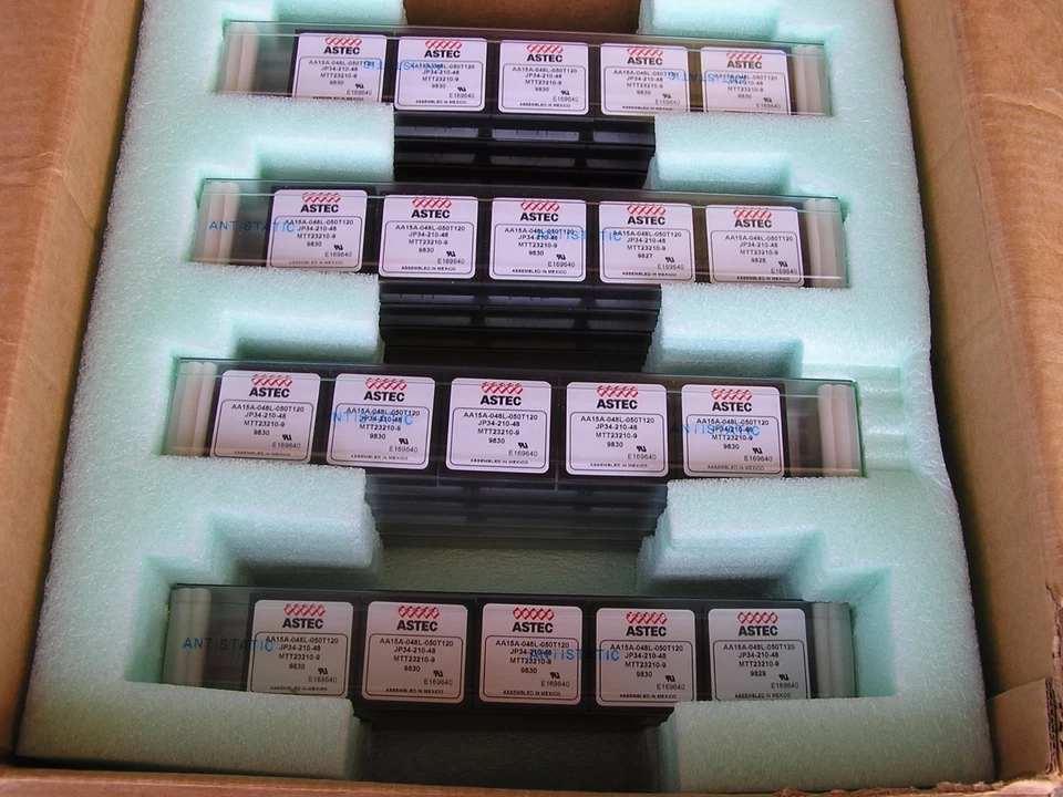 Converter DC/DC ASTEC AA15A-048L-050T120 REGULATED 48V POWER MODULES 15W 2X2 NEW - Image 2 of 4