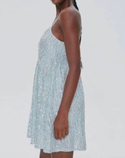 $60 Forever 21 Women's Blue Sequin Sleeveless Dress Size Small