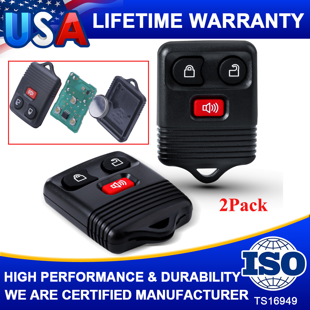 Replacement Keyless Entry Remote FOB For Ford F-150 F-250 F-350 (1999-2016) - Easy Programming Included