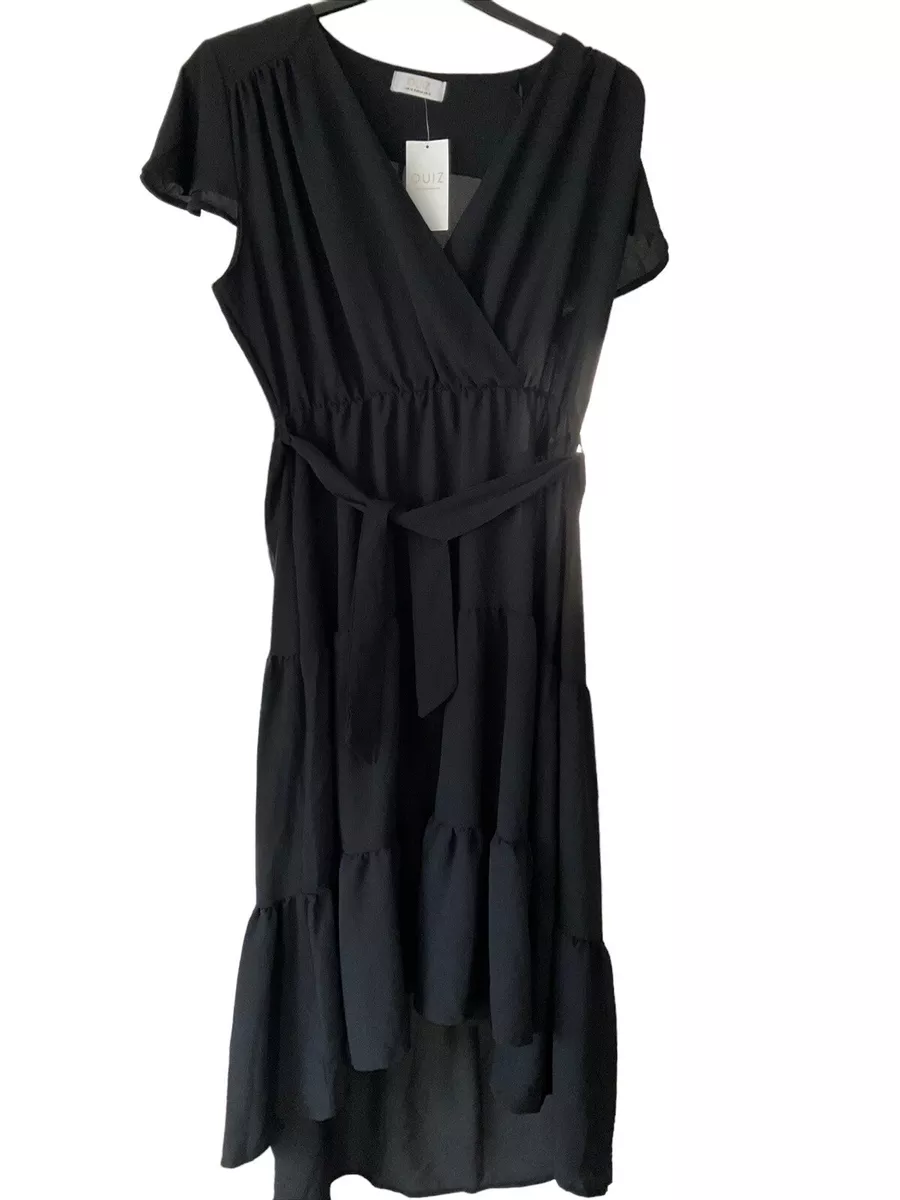 Black midi dress sales size 16