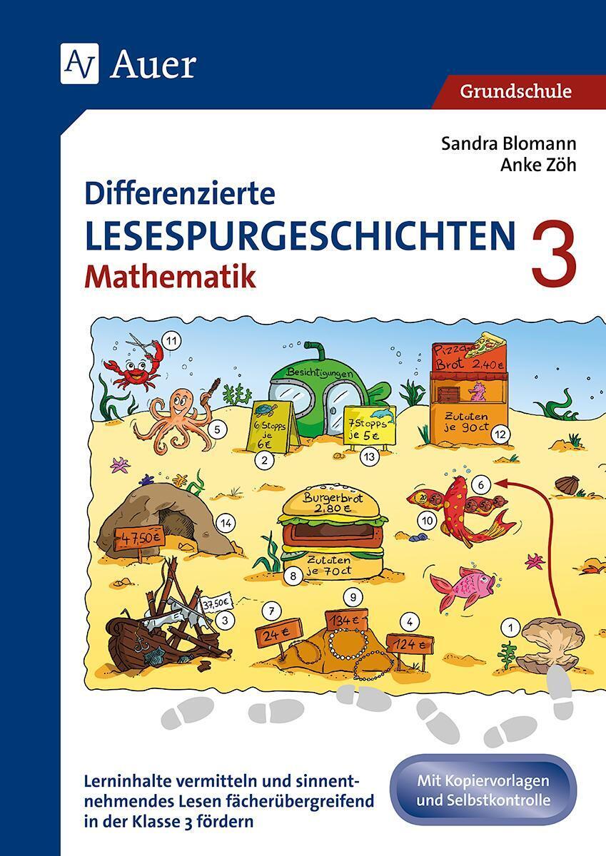 Thumbnail - Differenzierte Lesespurgeschichten Mathematik 3 | Sandra Blomann (u.