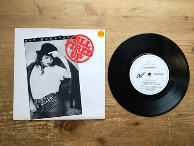 Pat Benatar All Fired Up / Cool Zero Excellent 7'' Single Vinyl Record PAT5