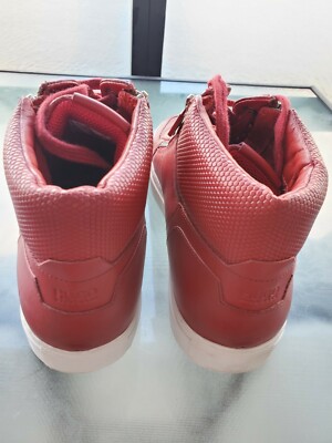 Hugo Boss By Futuzip Hi Top Red Sneakers size 43 Europe US  Condition