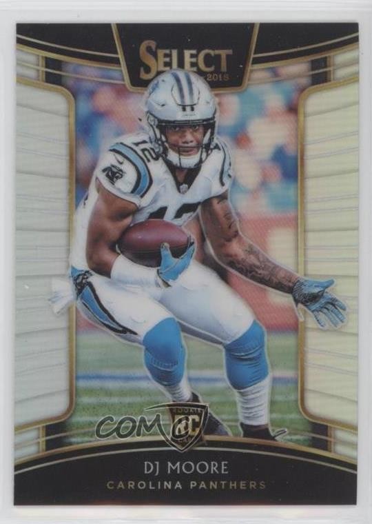 2018 Panini Select Concourse Silver Prizm DJ Moore #84 Rookie RC 00co