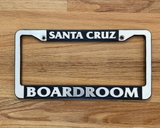 Santa Cruz Ca Boardroom License Plate Frame Skateboard Skate Surf Beach Santa Cruz Ca Boardroom License Plate Frame Skateboard Skate Surf Beach