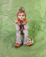 Porcellana Vintage Cybis "Rumples The Pensive Clown & Dog" Artista William Pae Usato in ottime condizioni