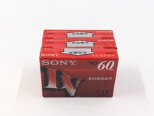 3x Lot SONY DVM60R3 Mini Digital Video Cassette 60min. Brand New. Made in Japan