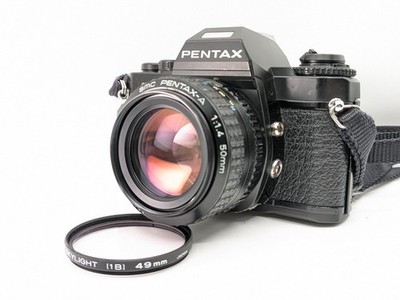 [MINT] Pentax Super A SLR 35mm Film Camera SMC Pentax 50mm f/1.4 Fast Lens