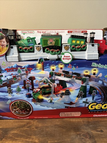 Fisher Price Geotrax Navidad en Toytown RC Set 2010 Toys R exclusivo de EE. UU. SELLADO - Imagen 3 de 13