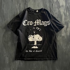 Vintage Cro-mags Shirt Mens Large Black 2000s The Ages Of Quarrel