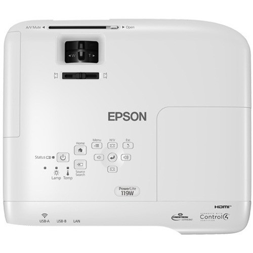 Epson PowerLite 119W LCD Projector - 4:3 - Ceiling Mountable | eBay