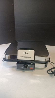 Elite By Maxi-Matic Waffle and Griddle
