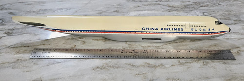 Long Prosper 1:130 CHINA AIRLINES B747-400 "B-161" vtg. push-fit MODEL w/STAND
