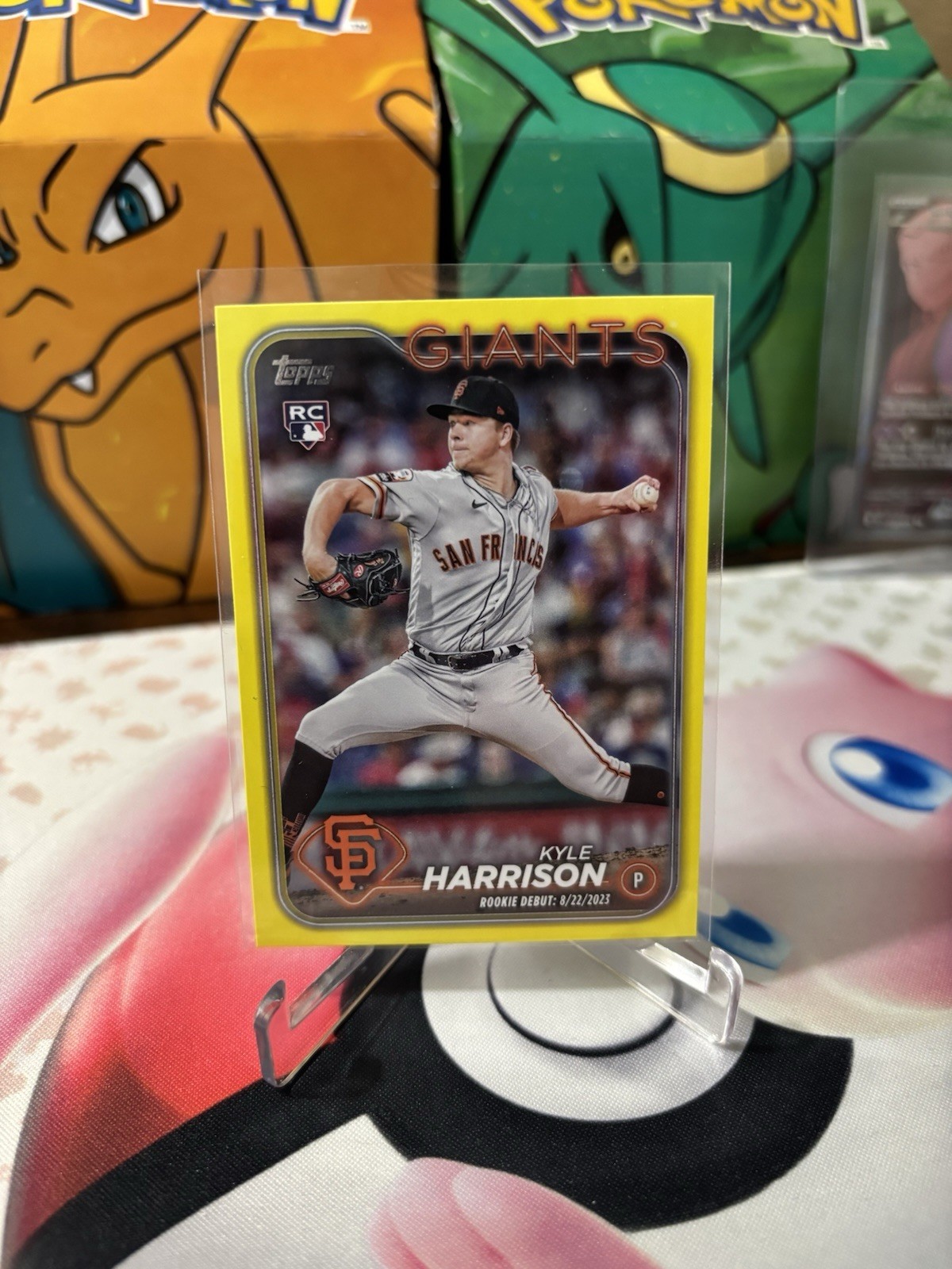 2024 Topps Update Series - Rookie Debut Kyle Harrison #US83 Yellow (RC)
