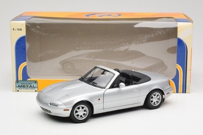 1015 Mazda MX-5 Miata NA LHD Highlight Silver Gate 1/18 | eBay UK