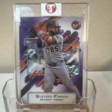 2025 Topps Pristine - Gleyber Torres #186 Purple Refractor /99