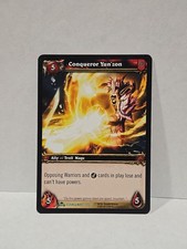 World of Warcraft WoW Conqueror Yun’zon Scourgewar 170/270 Uncommon TCG Card