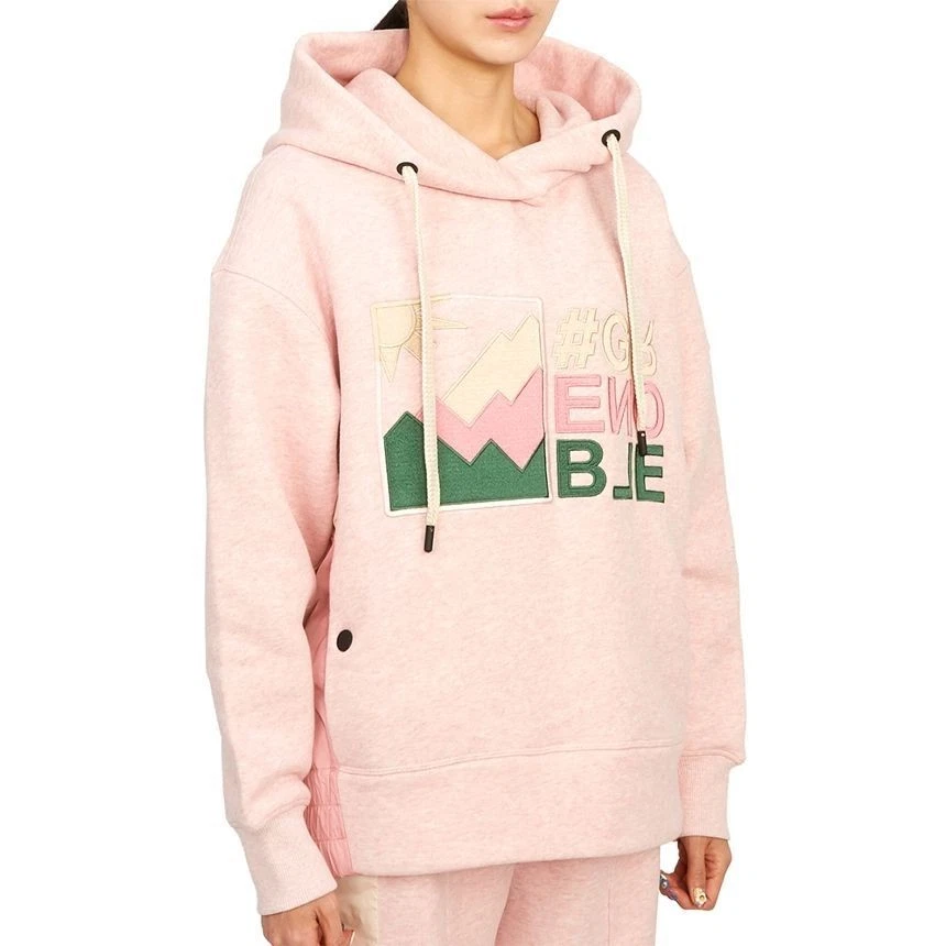 Moncler Grenoble felpa con cappuccio donna in pile 67124064