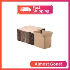 The Boxery 9"x9"x5" Corrugated Cardboard Boxes 25-Pack