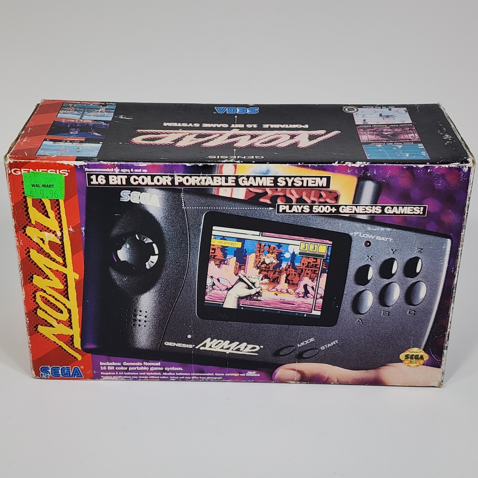 Sega Genesis Nomad BOX ONLY NO Papers Inserts Handheld