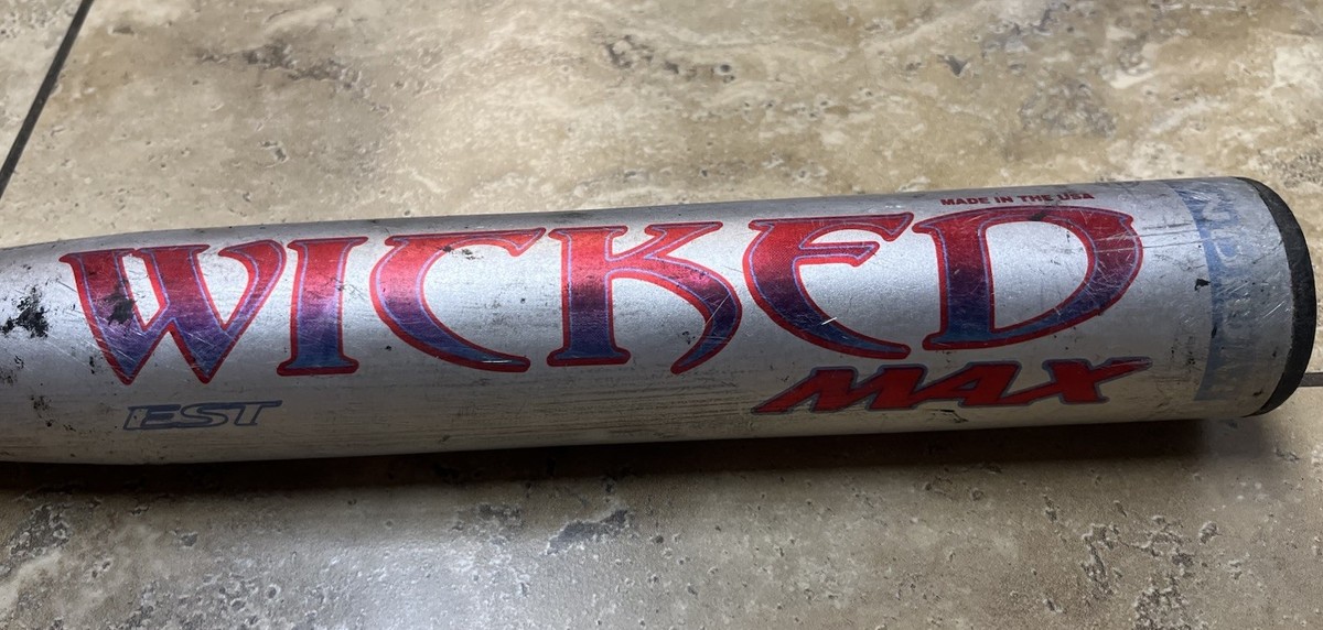 Batte De Softball Worth Wicked EST SBWKA – 34", 28 Oz, Scandium, Adulte