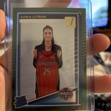 2025 Donruss WNBA Green Shimmer Sonia Citron RC Washington Mystics