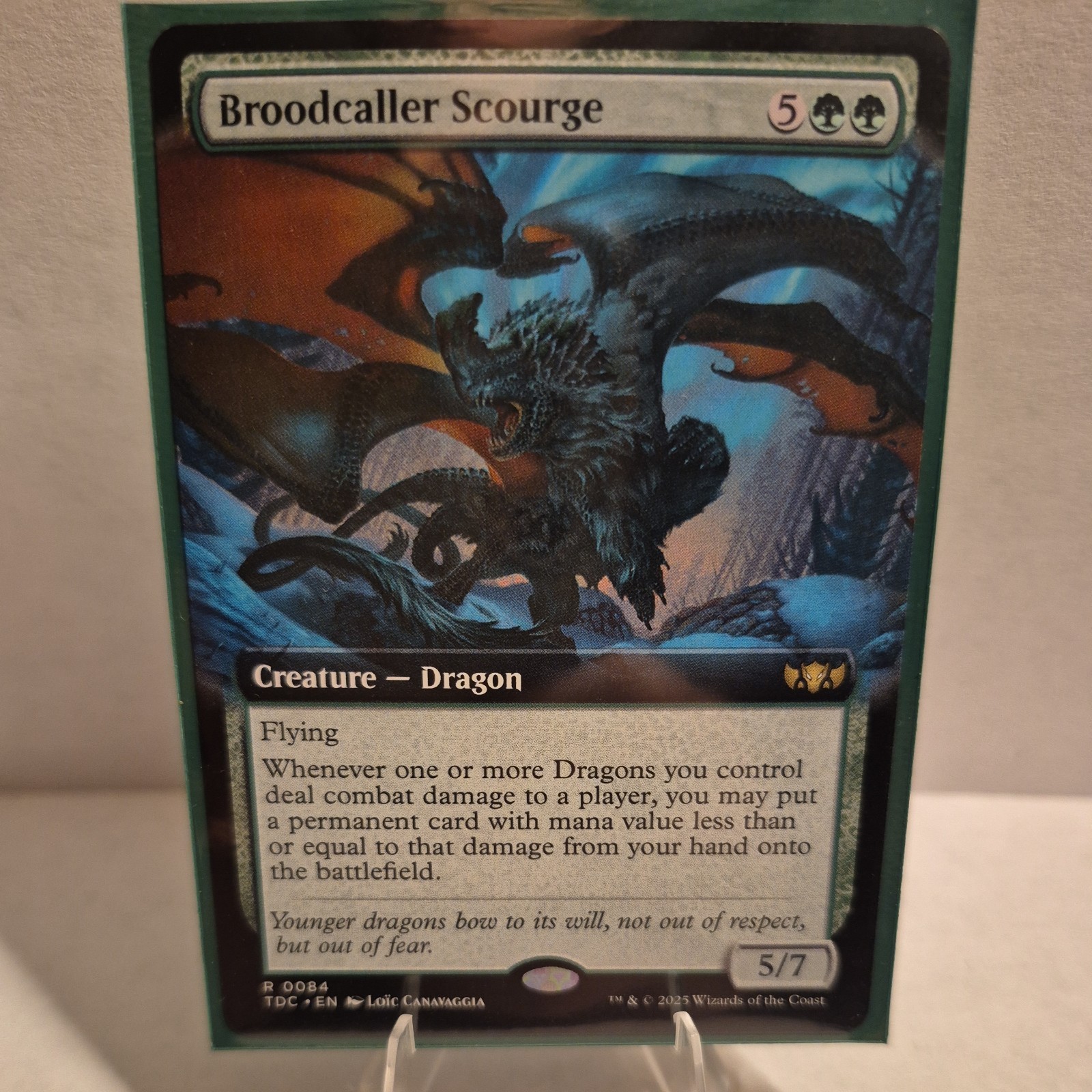 MTG Broodcaller Scourge Extended Art(84/478) Tarkir Dragonstorm Commander LP