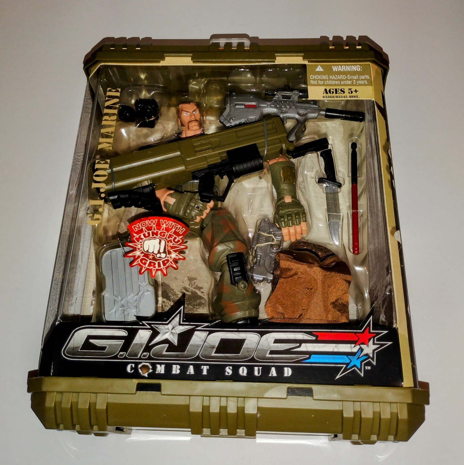 GI Joe LEATHERNECK Marine figure Combat Squad Sigma 6 classified G.I.JOE RAH