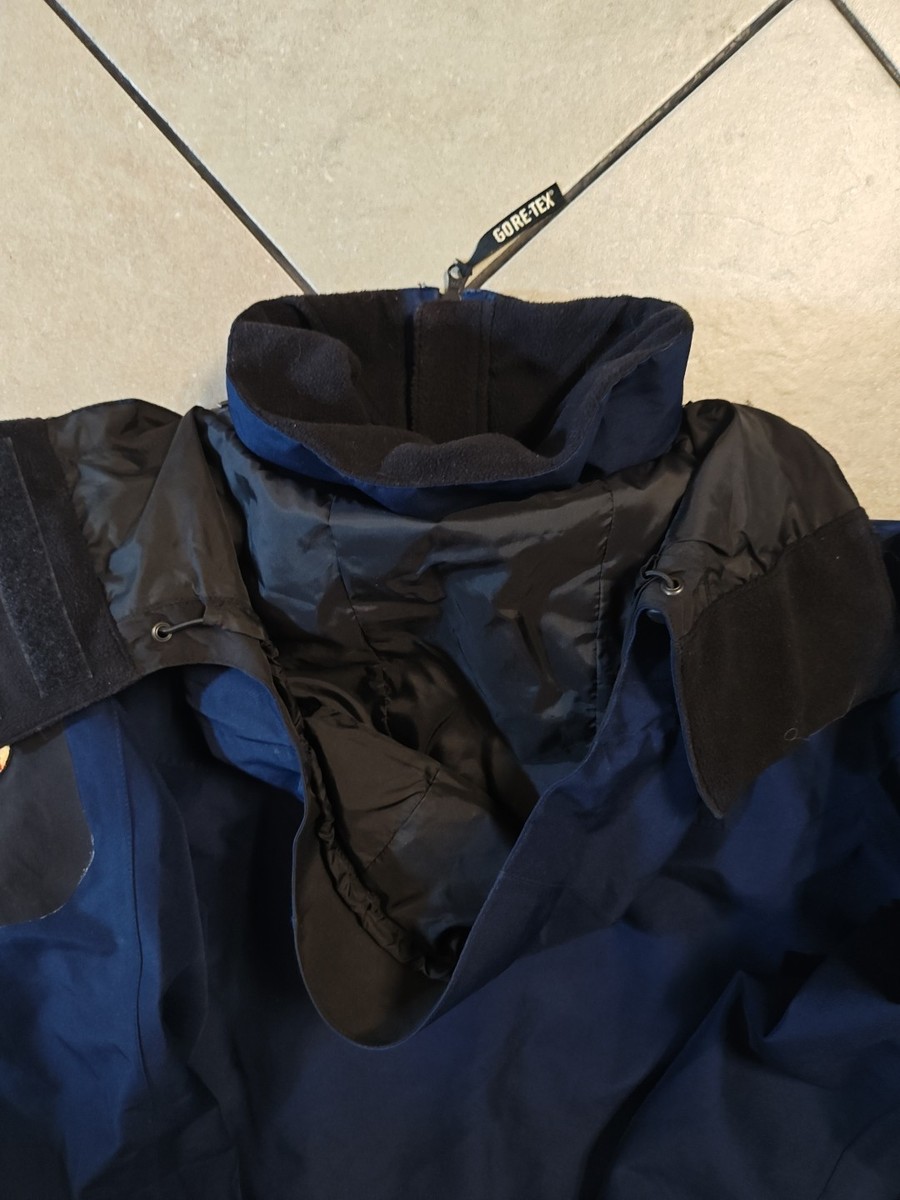 Bass Pro Shops Blue 100MPH Gore-Tex Rain Jacket Medium **Read