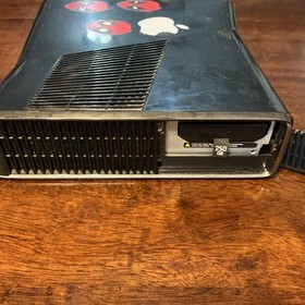 TESTED Xbox 360 S Slim Black Working CONSOLE ONLY 250GB NEEDS DUSTING 