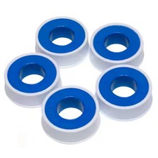 Plumber's Tape 1/2 in x 260 in Thread Sealing PTFE Plumbing All Purpose 5 Pack 