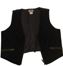 Gilet donna scamosciato vintage "Edizioni basiche"