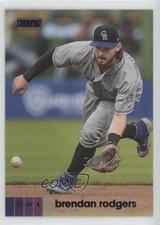 2020 Topps Stadium Club Black Foil Brendan Rodgers #97 1b8