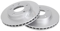 2X A.B.S. Bremsscheibe 16089 FüR GE CP Ford GF 626 Premacy Mazda 5 Hatchback 4 2