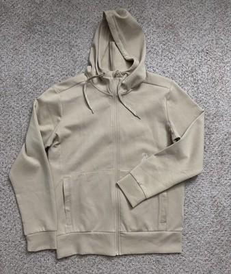 NEW GAP Jacket Mens Size Small Iconic Khaki Gap Fit Performance Full Zip Hoodie