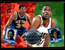 1994-95 Stadium Club #100 Patrick Ewing / Reggie Williams Card 0302R