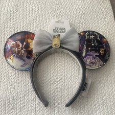 AUTHENTIC Disney Parks Star Wars Empire Strikes Back 45th May 4th Ears Headband