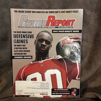 Pewter Report Magazine 2007 Post Draft Issue Gaines Adams Cover