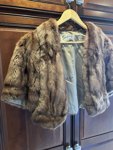 Evans Chicago Mink Fur Stole Shawl Wrap Women - S/M - Picture 3 of 14