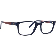 Ralph Lauren Polo Eyeglasses PH 2212 5303 Matte Navy Blue Square Frame 55-19 145