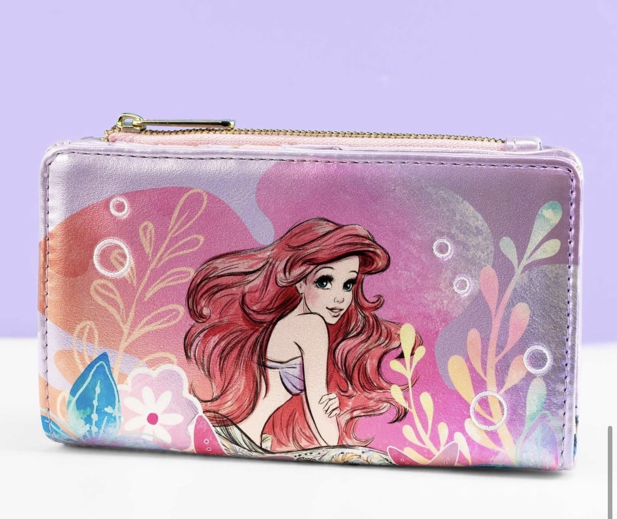 Loungefly Disney Ariel The Little Mermaid floral Backpack  display picture 3