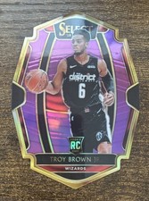 2018-19 Select Premier Level Troy Brown #112 Purple Prizm /99 SSP RC Rookie
