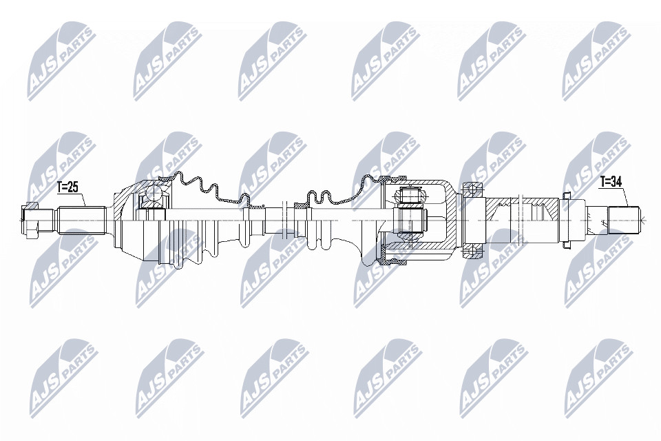 NPW-FR-105 NTY Drive Shaft for FORD - Image 7