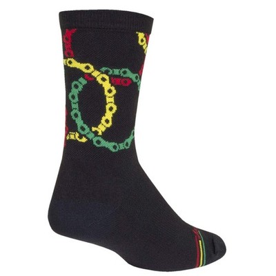 SockGuy Crew 6in Connected Cycling/Running Socks (Connected - L/XL)