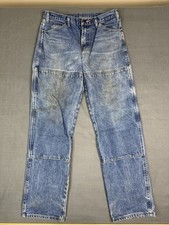 Vintage Dickies Denim Jeans Double Knee work Wear Carpenter Pants 33x34