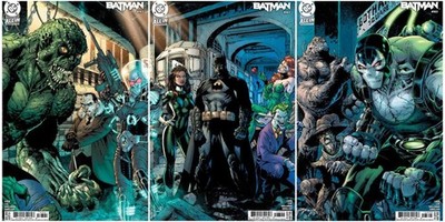 Batman #163 Connecting Cover Set Cover B C D Jim Lee & Scott Williams DC 2026 NM