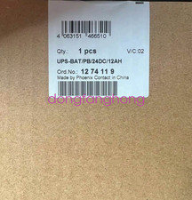 New PHOENIX CONTACT UPS-BAT/PB/24DC/12AH 1274119 Module FedEx or DHL or UPS
