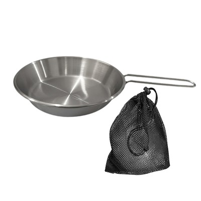 Camping Fry Pan Outdoor Kochbranter Klappgriff Non -Stick -Pfanne kleiner Topf