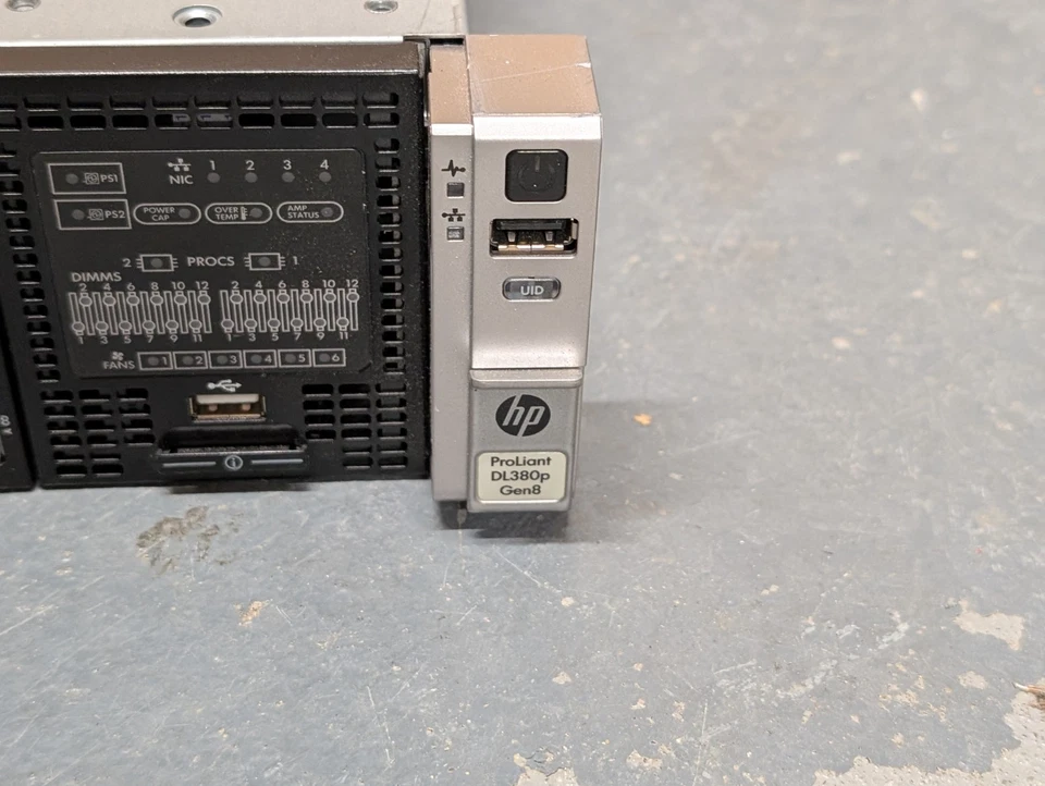 HP DL380P Gen8 2.0 Ghz Intel Xeon E5-2620 128GB Ram, 8 x SAS Drives Server 2019 - Image 4 of 4