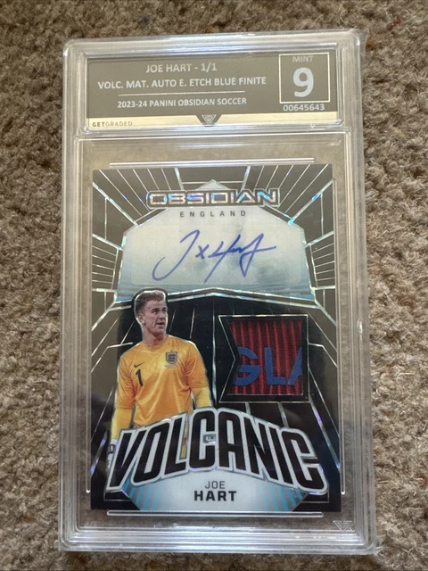 2023/24 Volcanic Sick Patch Obsidian Finite Joe Hart 1/1 One Of one Rare England